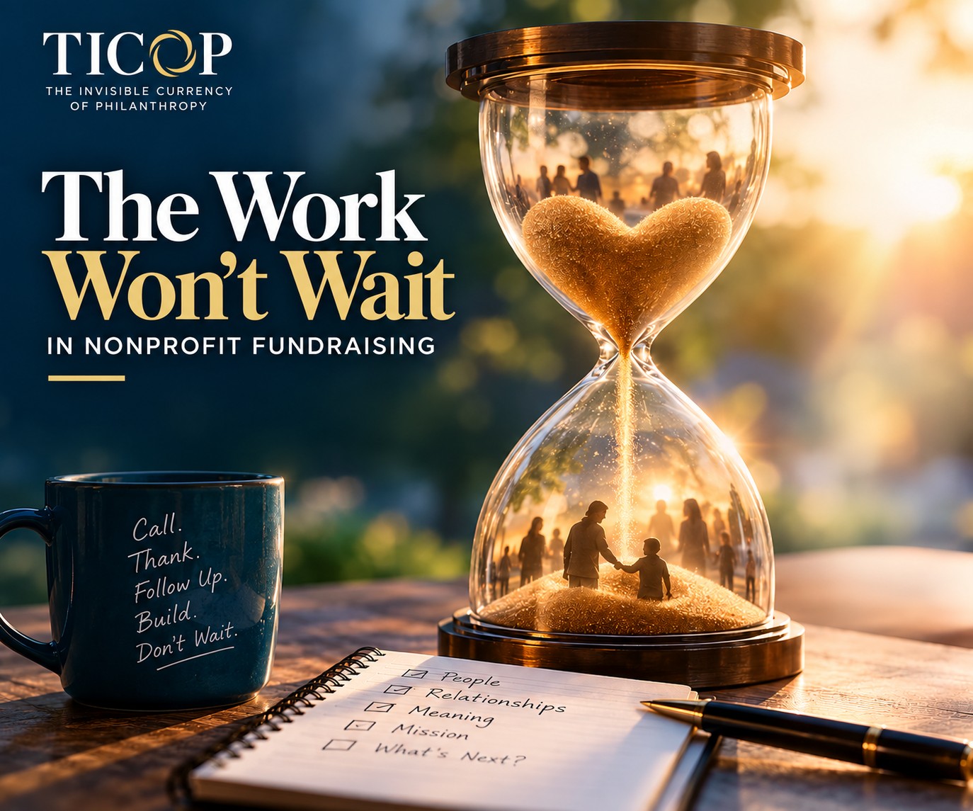 The Work Won't Wait in Nonprofit Fundraising